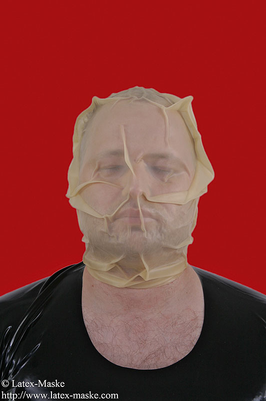 Breath control head bag - Latex-Maske
